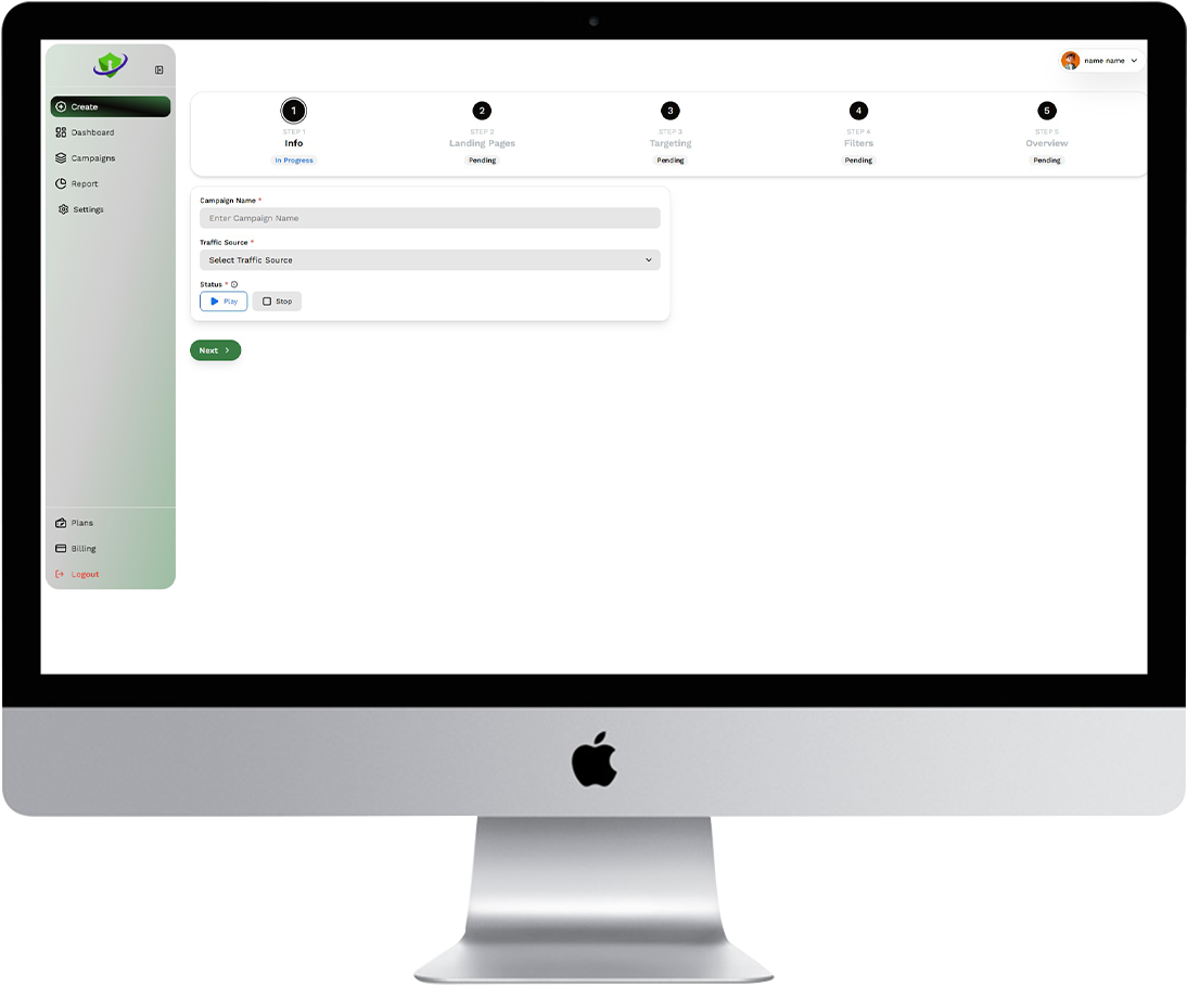 TrustCloaker Dashboard